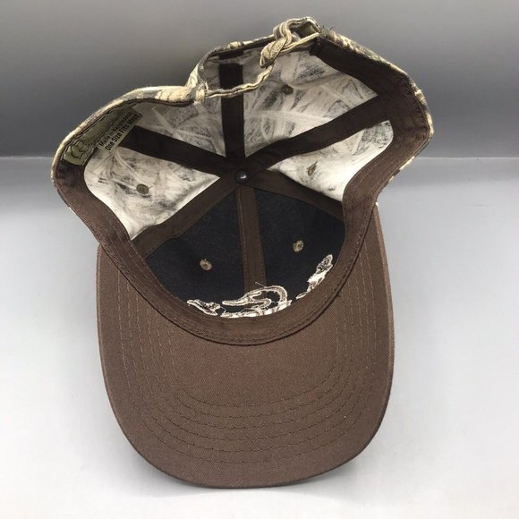 Ducks Unlimited Camo Hat Adjustable Cap DU Leader 2014 Mossy Oak Blades Mens EUC - Picture 5 of 6